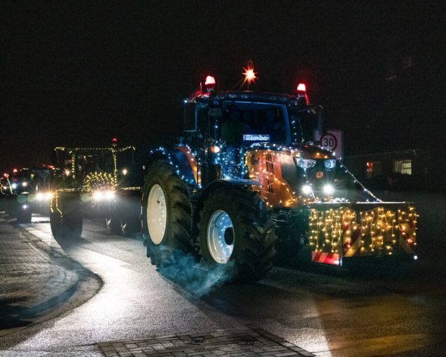 Leuchtende Augen bei Lichterfahrten der Landwirte