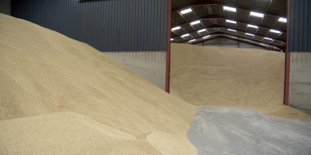 Es ist Halbzeit im Getreidelager