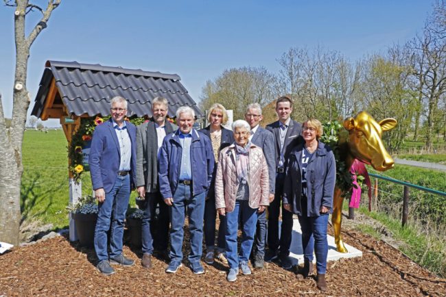 „Goldene Olga“ steht jetzt auf Schillings Hof