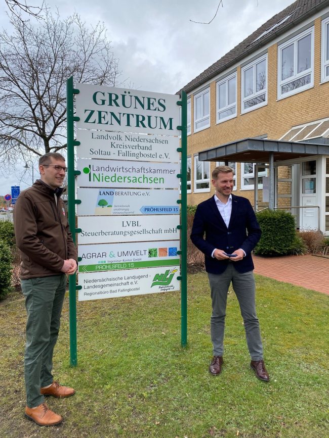 Sebastian Zinke zu Besuch beim Landvolk Kreisverband
