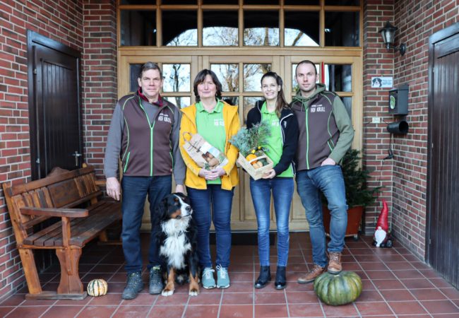 Lieferdienst vom Hof über Nacht vor die Haustür