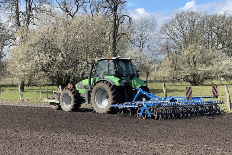 Die Aussaat der Zuckerrübe zieht sich hin