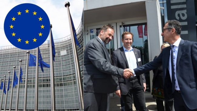 Hennies begrüßt Minister Özdemir in Brüssel