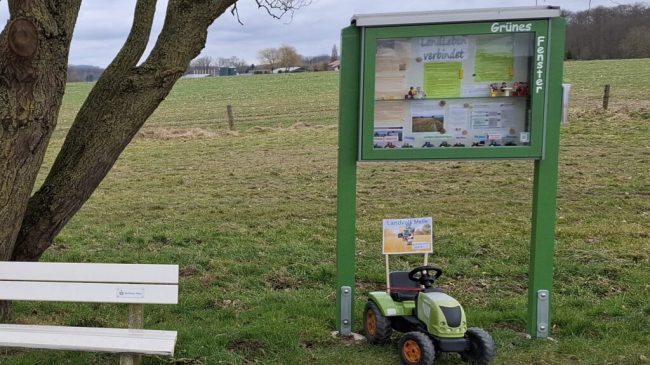 Grüne Fenster der Landwirtschaft geben gute Einblicke