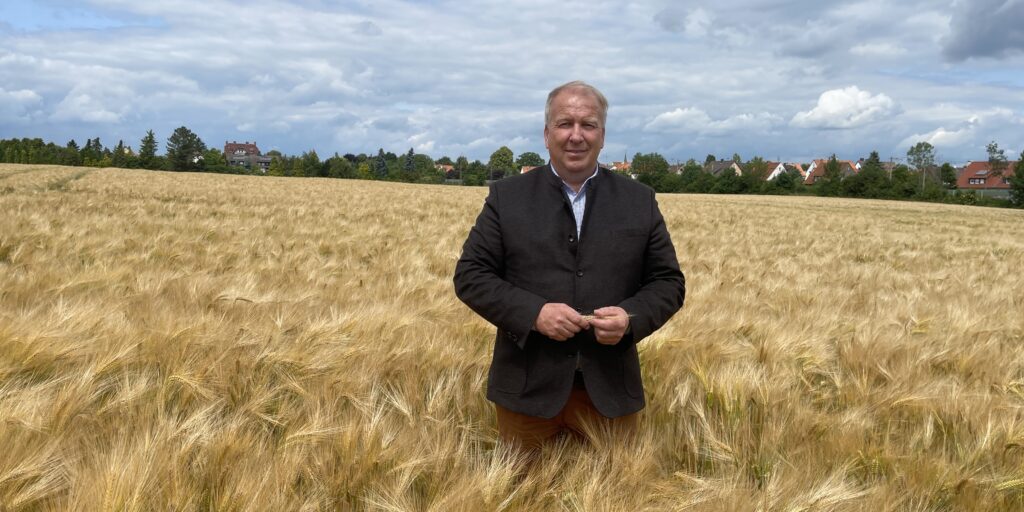 Jeder Regentropfen und Bodenpunkt zählt bei Gerstenernte