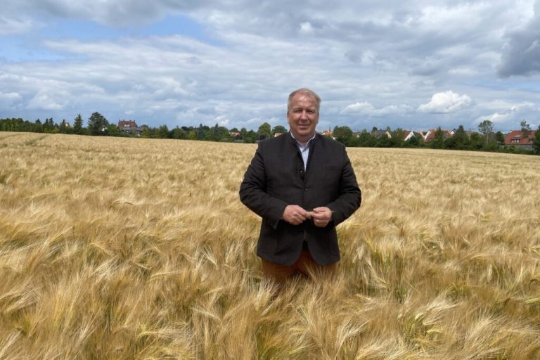 Jeder Regentropfen und Bodenpunkt zählt bei Gerstenernte